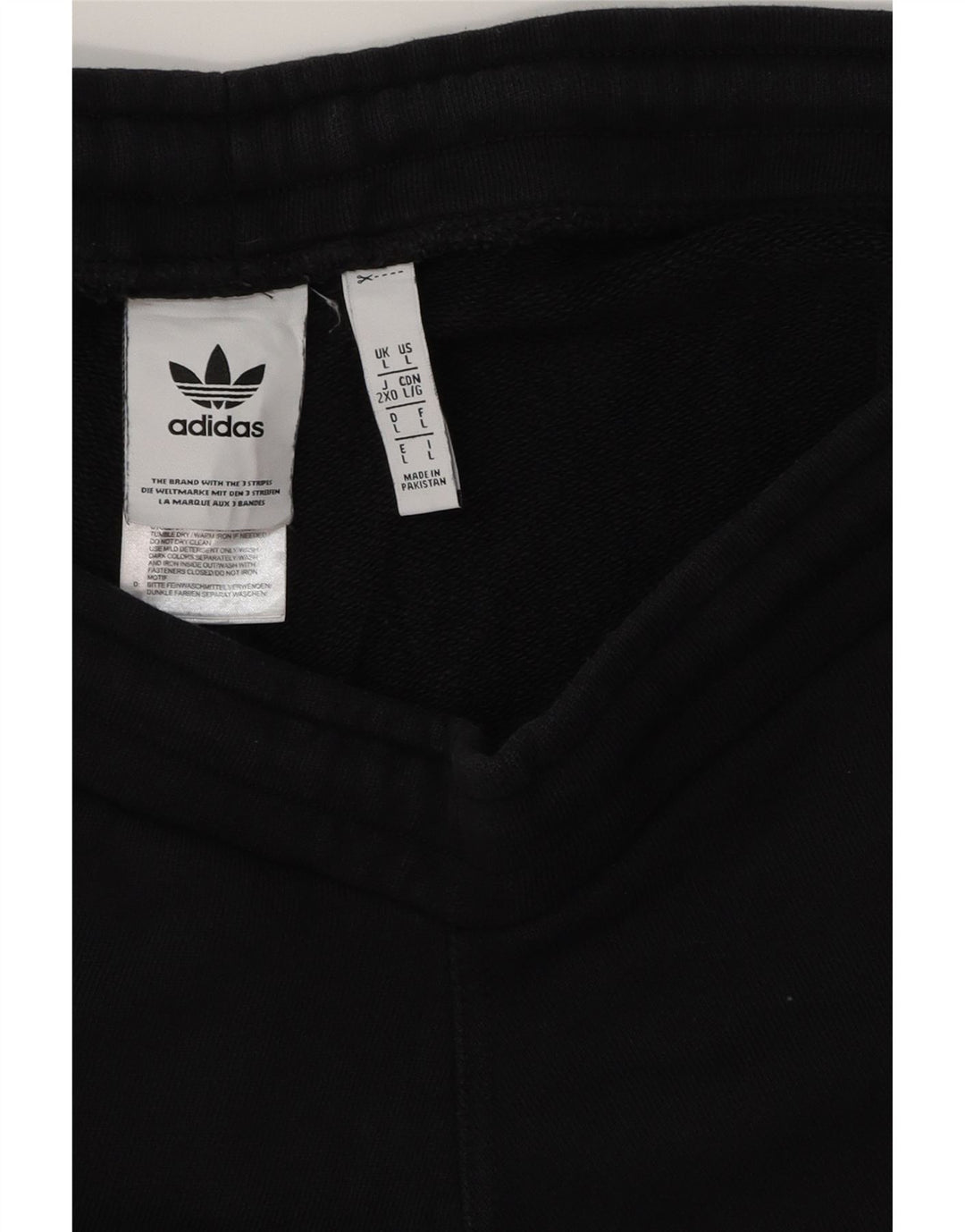 ADIDAS Sportshorts til mænd store sorte bomuld