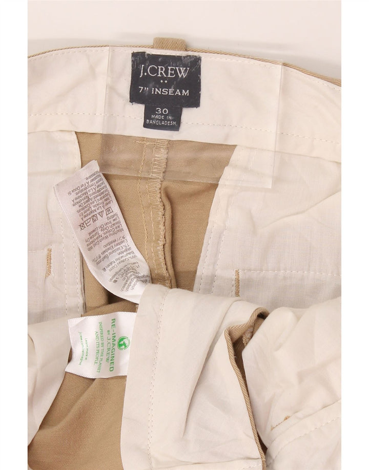 J. CREW Mens Chino Shorts W30 Medium Beige Cotton Vintage J. Crew and Second-Hand J. Crew from Messina Hembry 