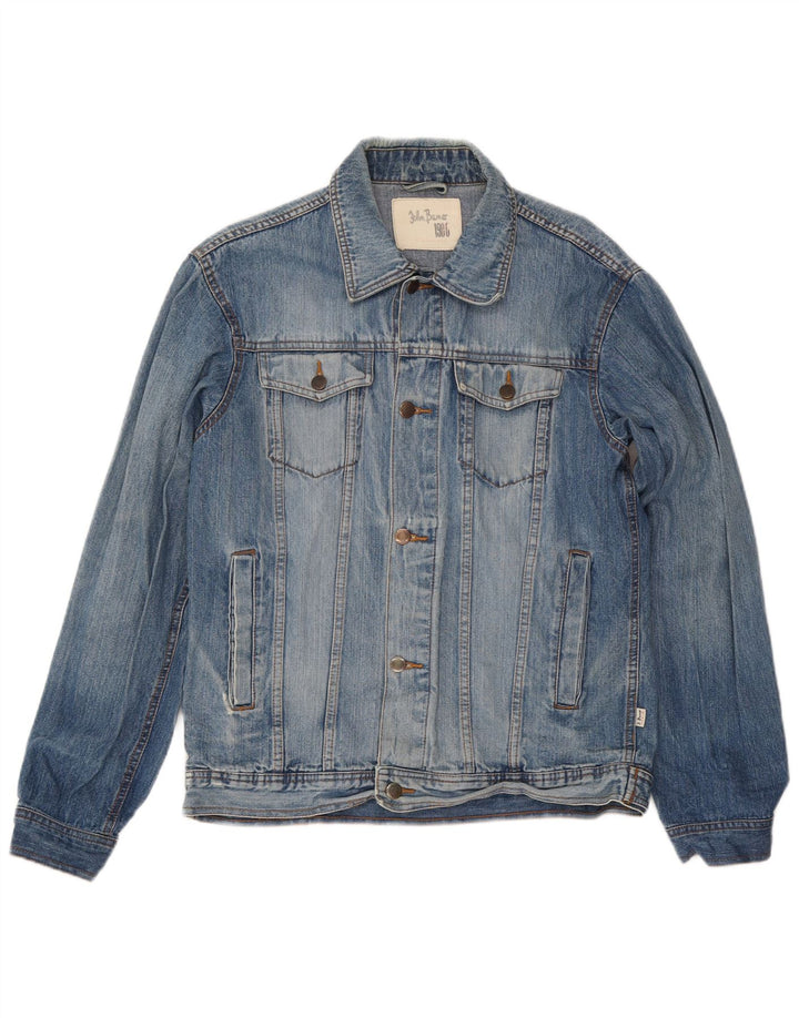 John Baner Herre denimjakke UK 38 Medium Blue Cotton
