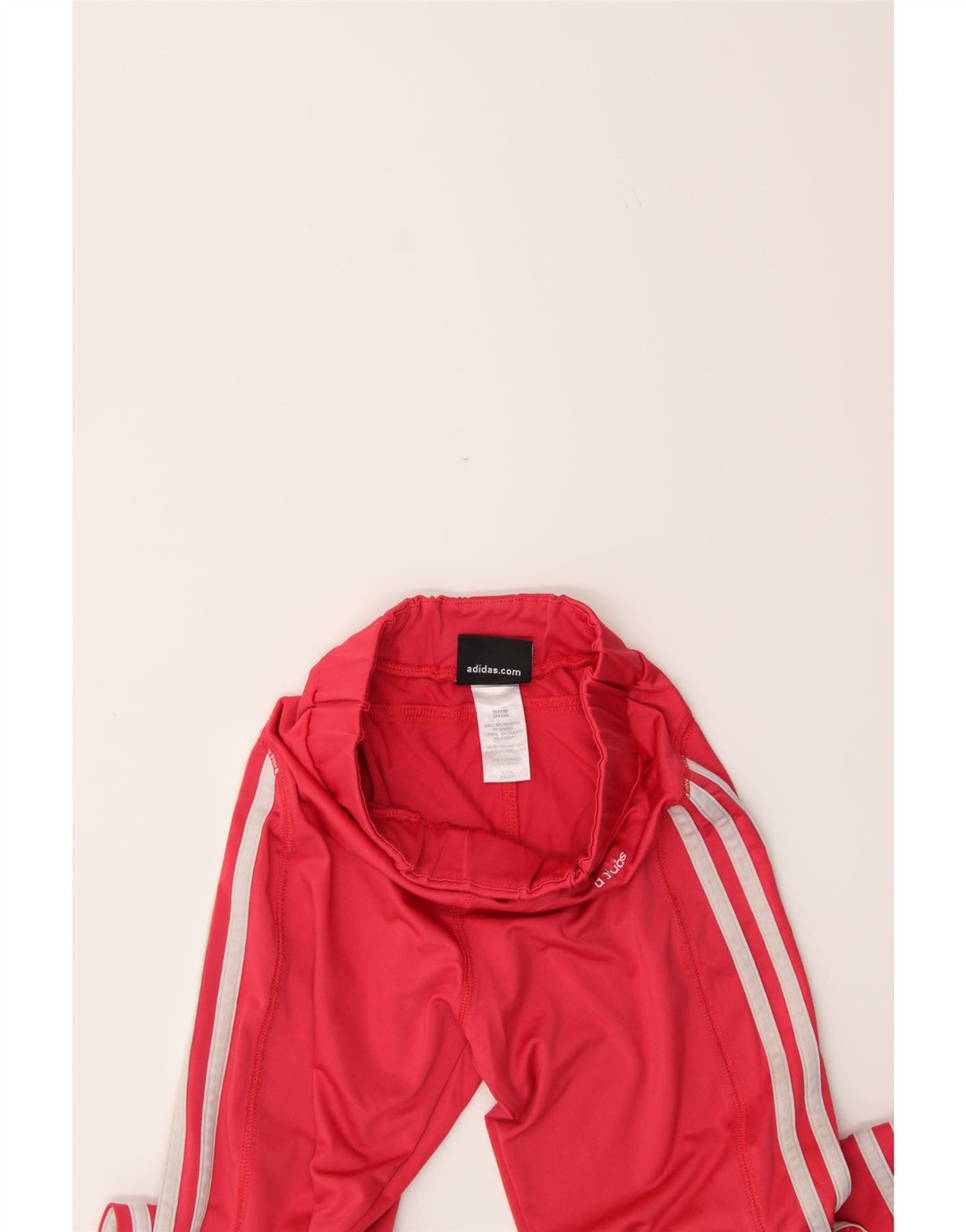ADIDAS Girls Climalite Tracksuit Trousers 7-8 Years Small  Pink Polyester Vintage Adidas and Second-Hand Adidas from Messina Hembry 