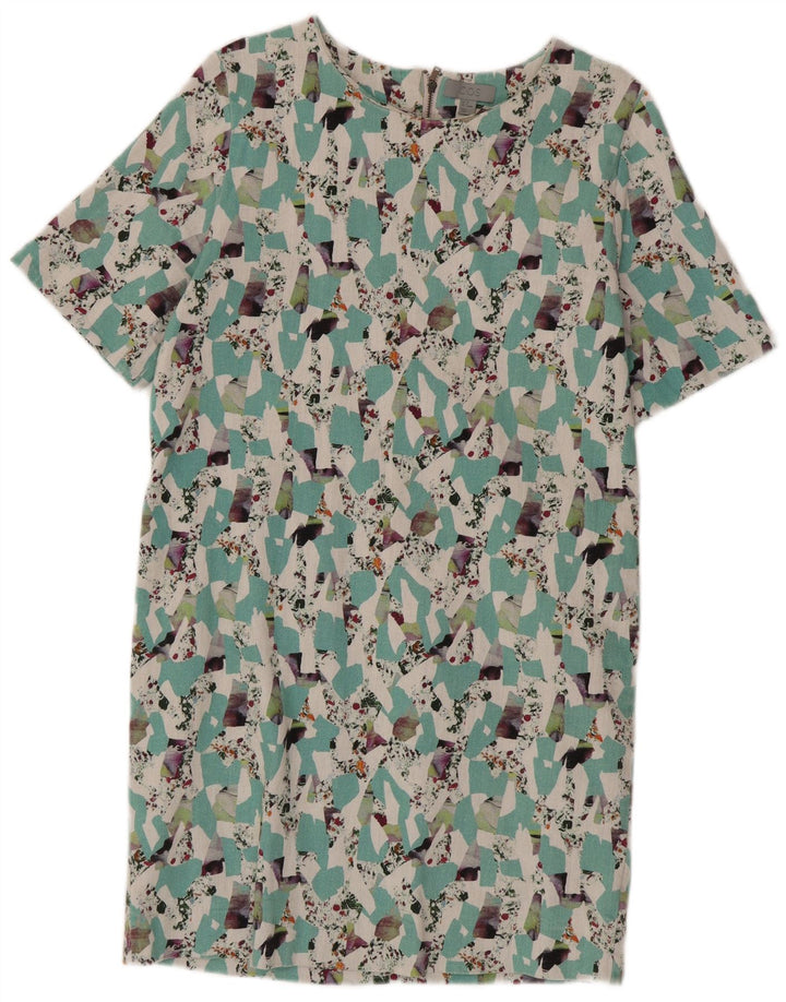 Cos Womens Regular Shift Kjole EU 38 Medium Flerfarvet geometrisk bomuld