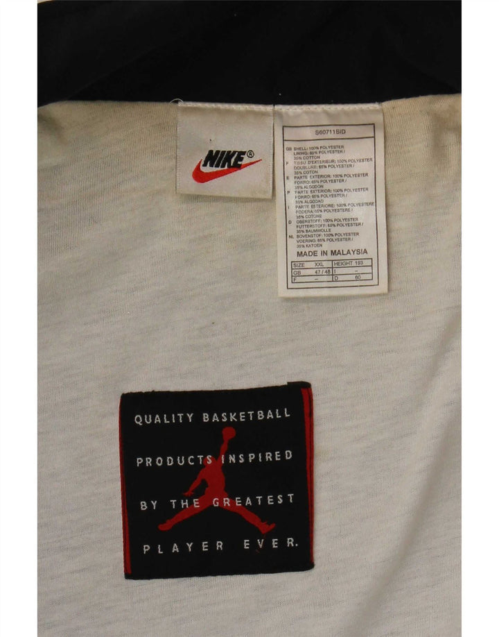 Nike Bomberjakke til mænd UK 47/48 2XL Sort Colourblock Polyester