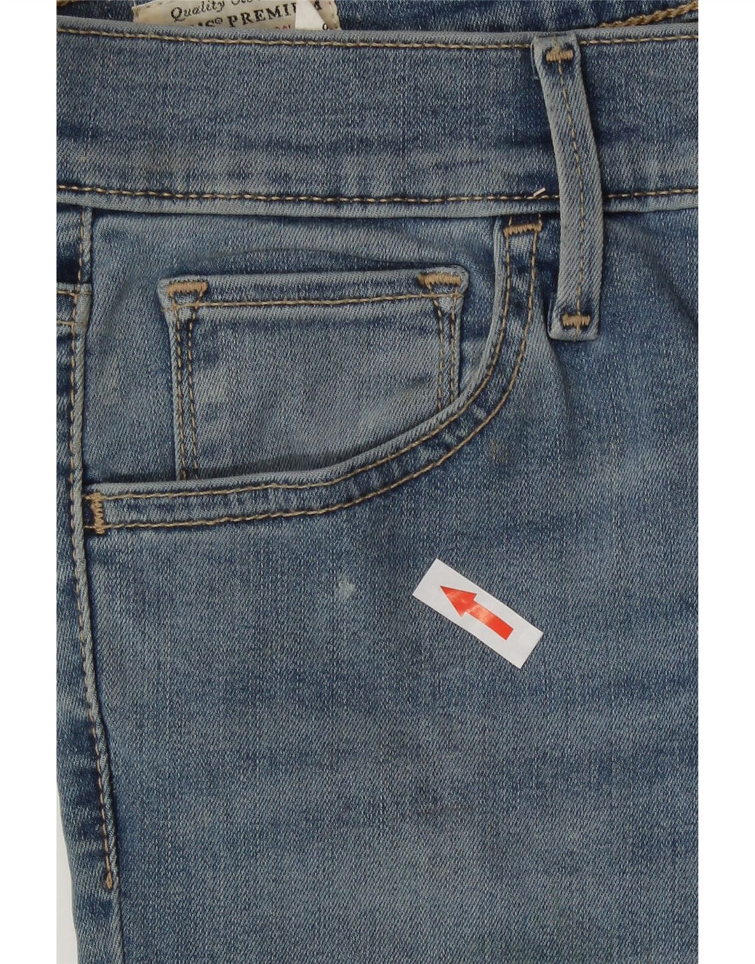 Levi's Dame 720 Super Skinny Jeans W27 L30 Blå