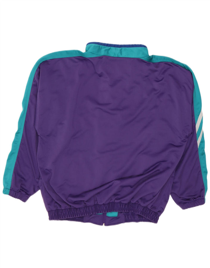 Synchro Træningsdragt til mænd Topjakke Stor lilla Colourblock Polyester