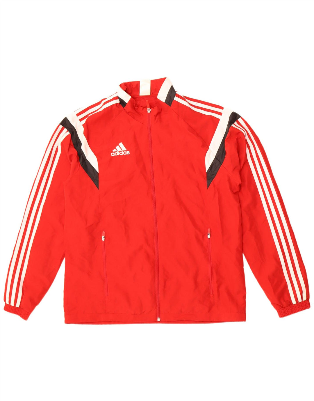 Adidas Træningsdragt til mænd Topjakke Medium Rød Colourblock Polyester