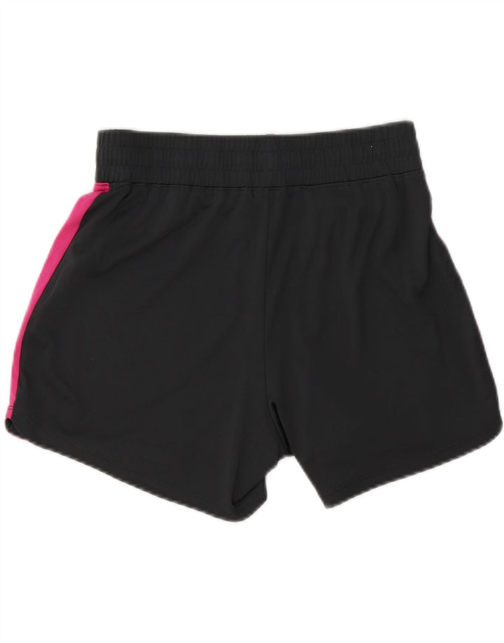 NIKE sportsshorts til kvinder UK 10 Small Black Colourblock Polyester