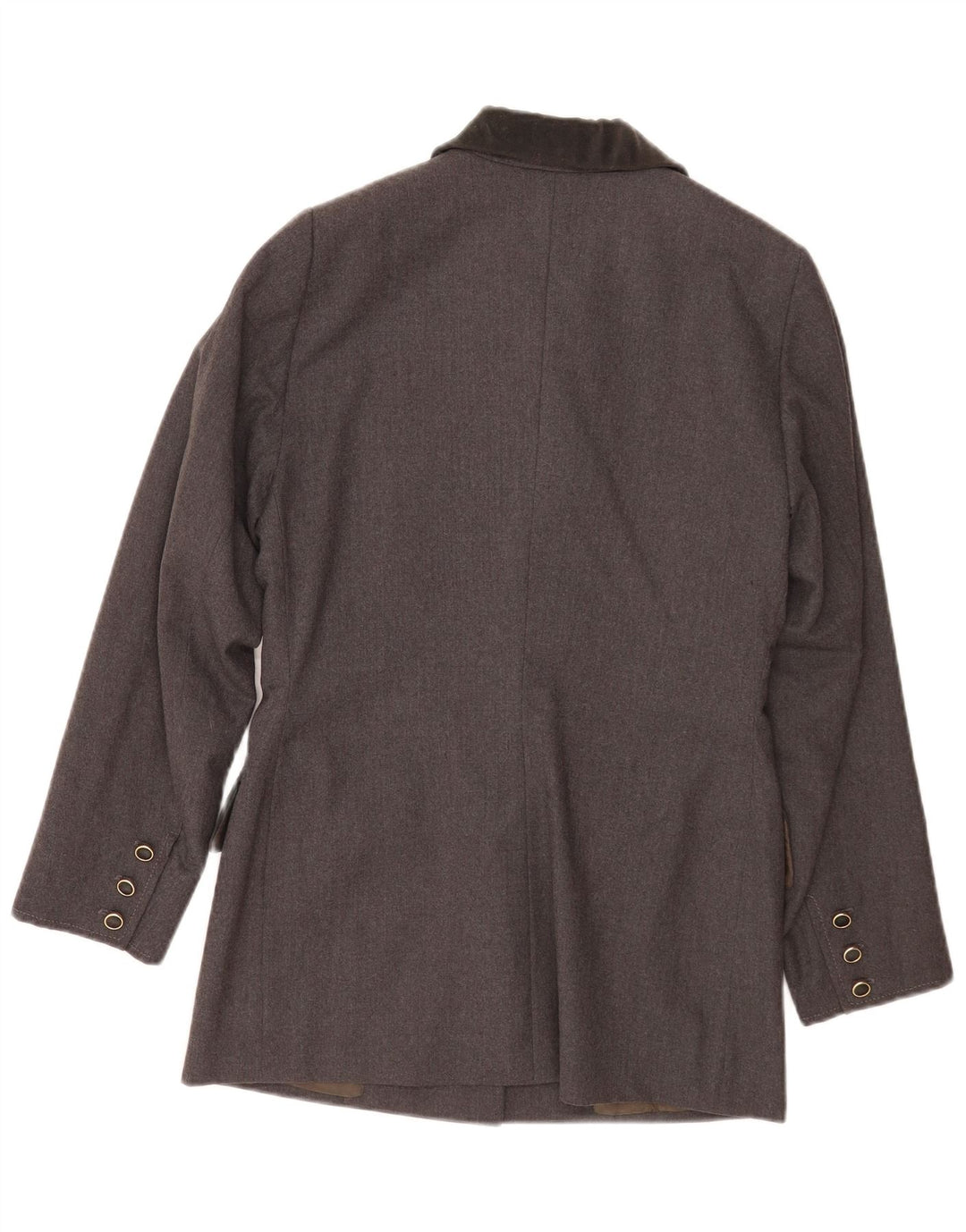 Vintage dame 5-knaps blazerjakke UK 16 Large Grå