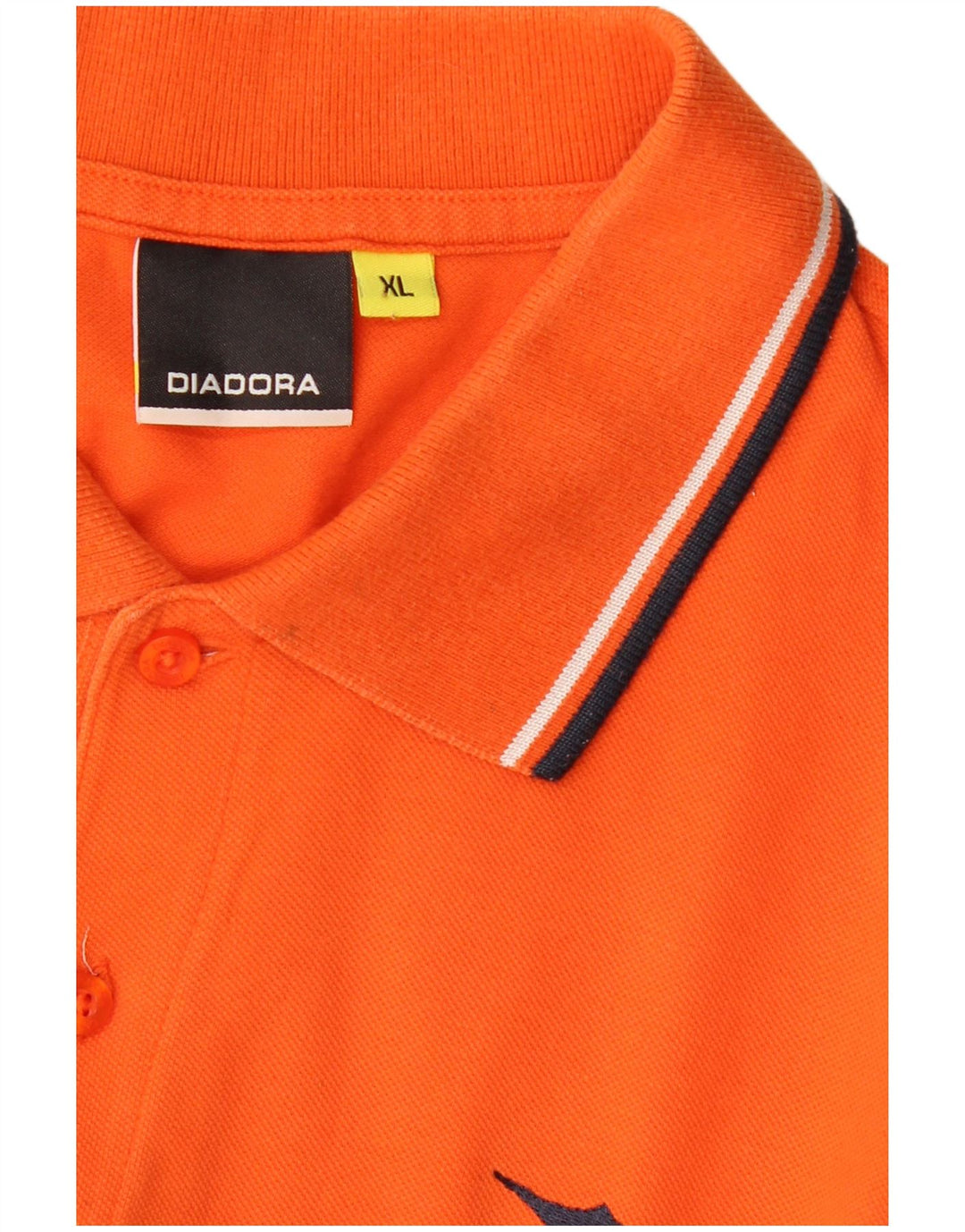 DIADORA Poloshirt til mænd XL Orange