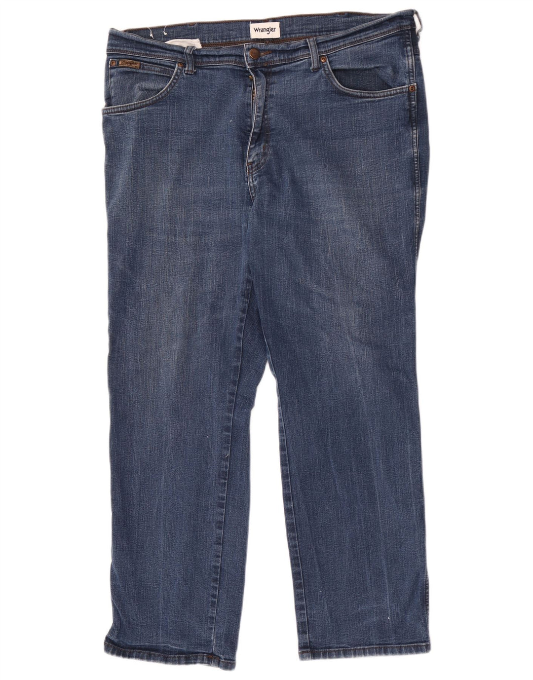 Wrangler Herre Texas Straight Jeans W40 L30 Blå Bomuld
