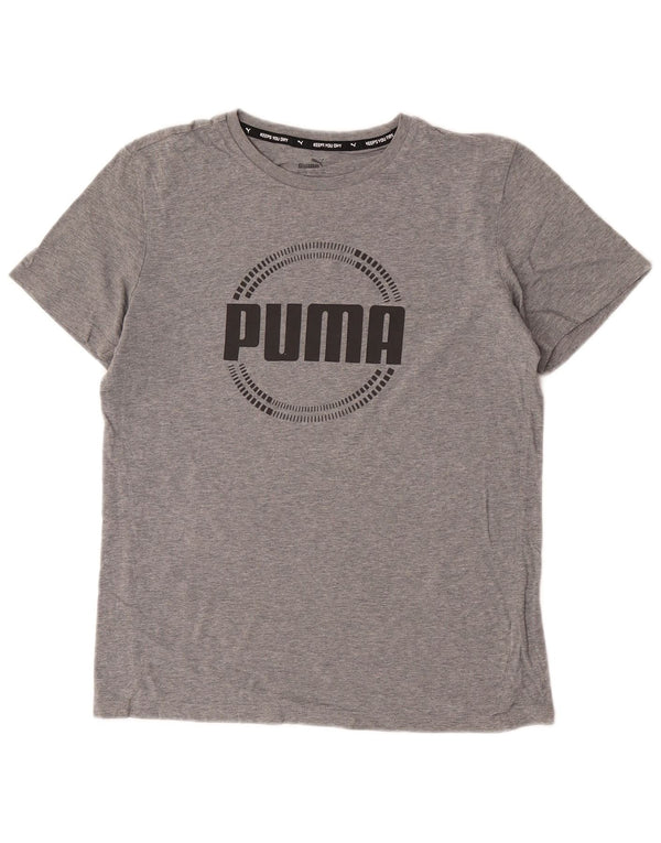 Puma drenge grafisk t-shirt top 15-16 år grå