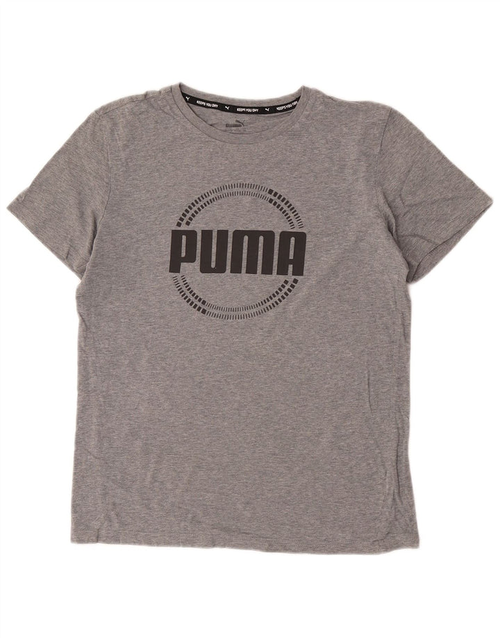 Puma drenge grafisk t-shirt top 15-16 år grå