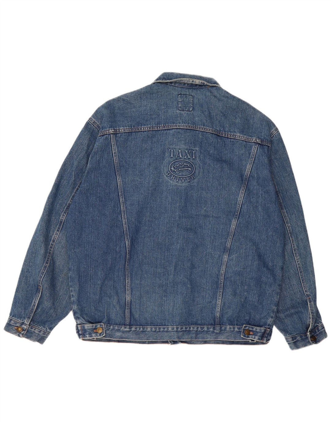 VINTAGE Denimjakke til mænd UK 42 XL Blå Bomuld