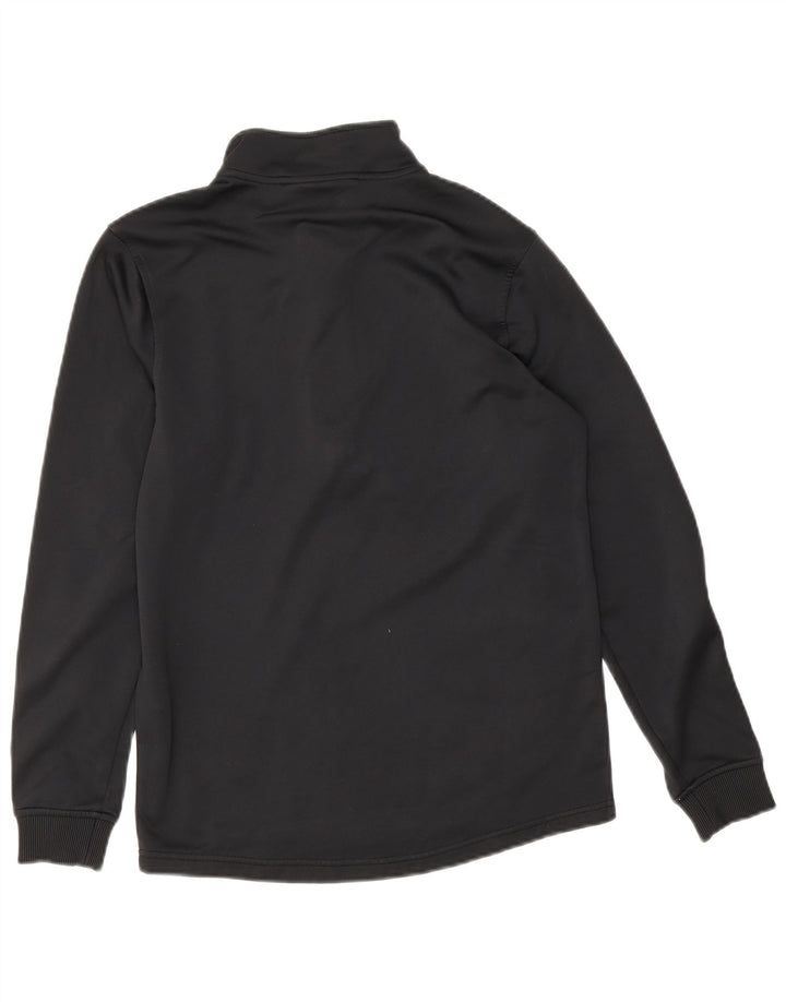 Under Armour Herre Cold Gear Zip Neck Sweatshirt Jumper XS Sort Polyester