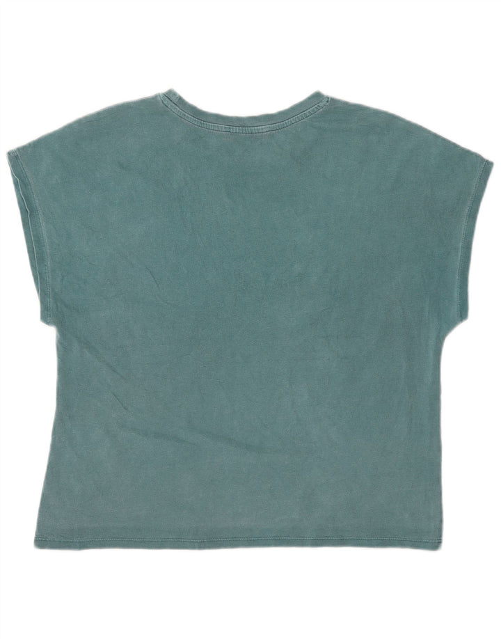 Zara Graphic T-Shirt Top Lille Grøn