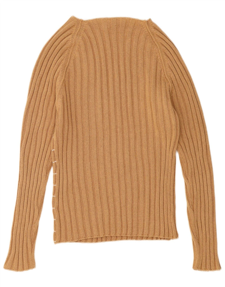 Morara Dame Boat Neck Jumper Sweater UK 10 Small Beige