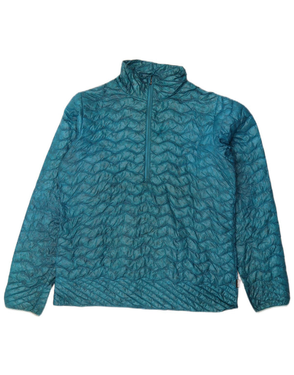 Patagonia Dame Pullover Polstret Jakke UK 12 Medium Blue Synthetic