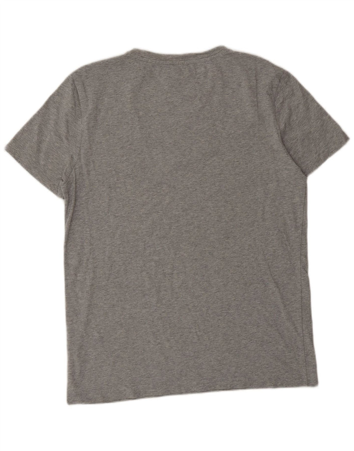 Tommy Hilfiger Herre T-Shirt Top Stor Grå Flecked Bomuld