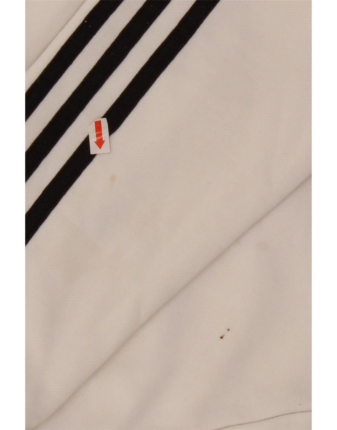 ADIDAS Dame Climalite træningsdragt topjakke UK 16/18 Large White