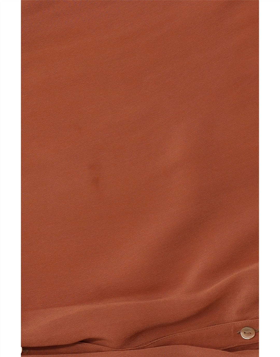 VINTAGE Dame Loose Fit Langærmet Skjorte Bluse IT 46 Stor Brun