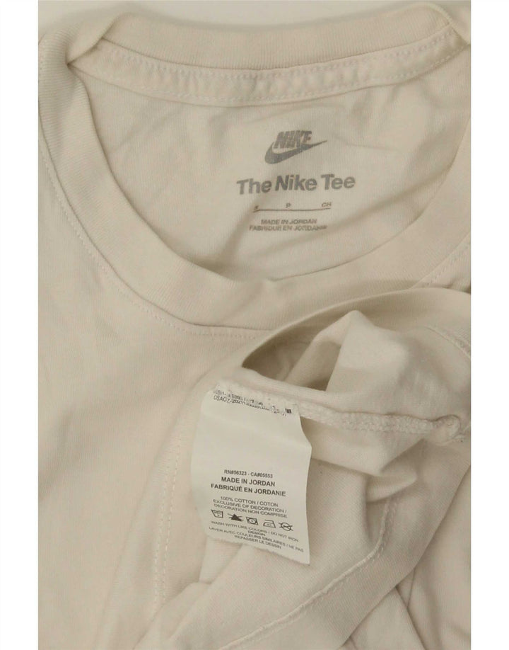 Nike herre T-shirt top lille hvid bomuld