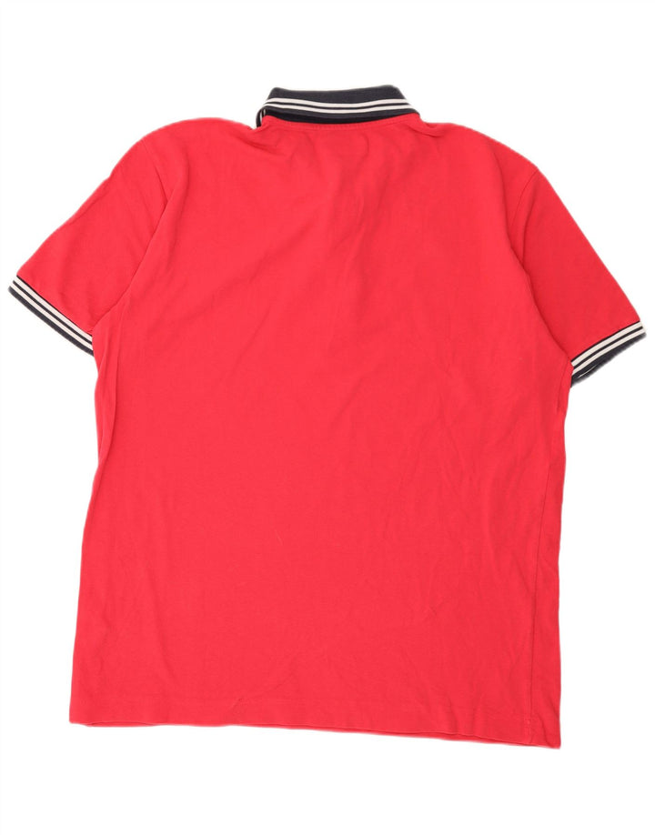 Kappa Polo Shirt til mænd 2XL Pink Bomuld