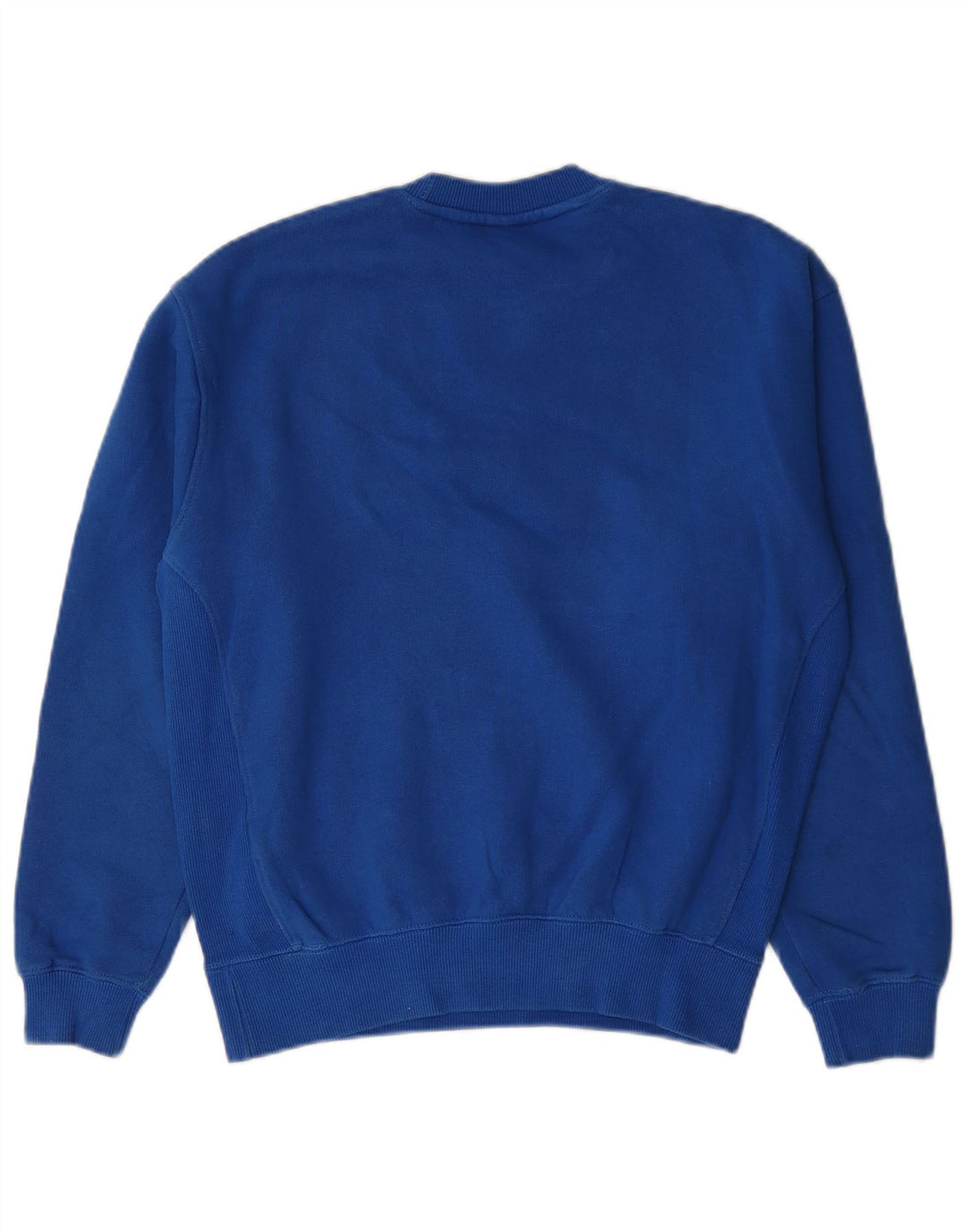 Zara Herre Loose Fit Sweatshirt Jumper Lille Blå Bomuld