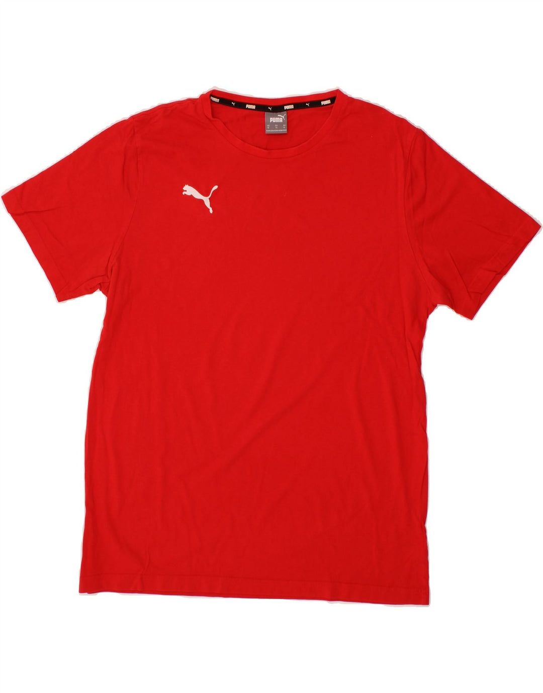 PUMA Mens T-Shirt Top XL Red Cotton Vintage Puma and Second-Hand Puma from Messina Hembry 