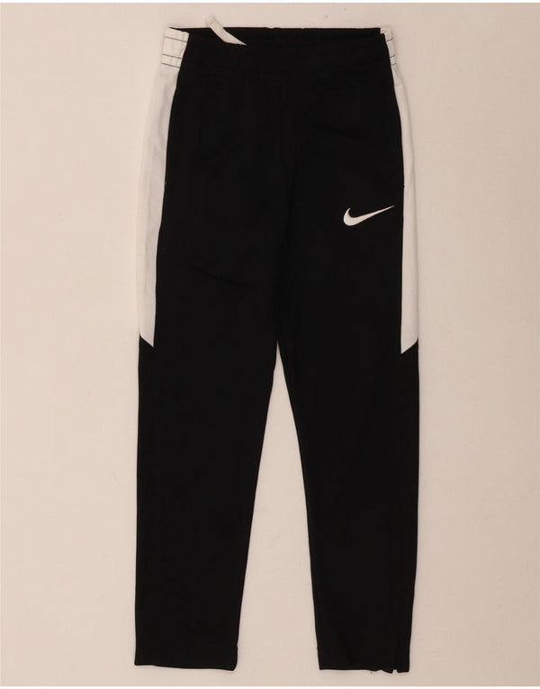 Nike Boys træningsbukser 6-7 år Large Black Colourblock Polyester