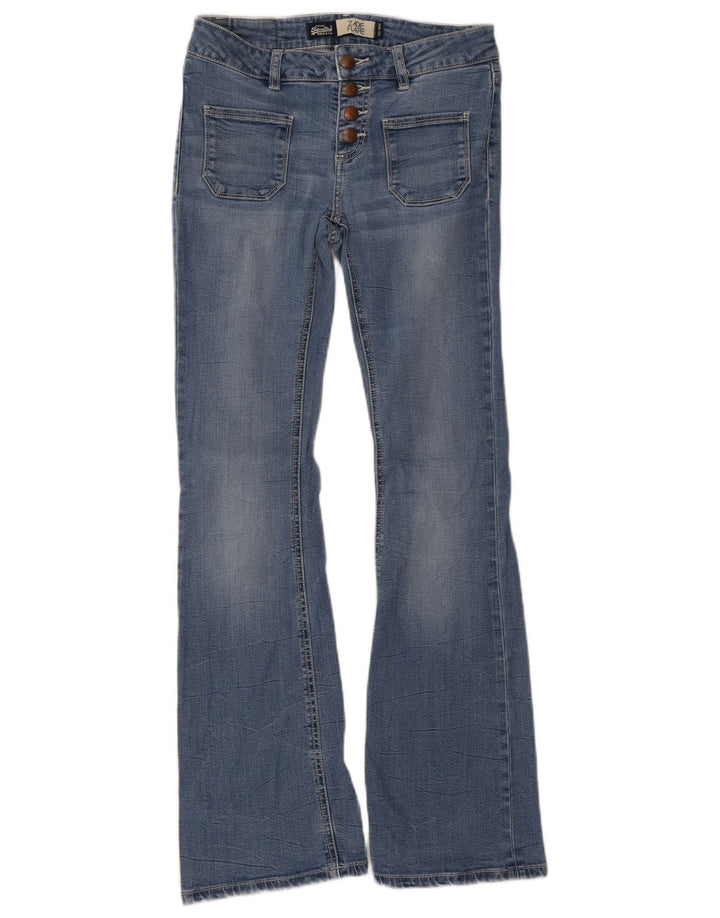 Superdry Zadie Flared Jeans til kvinder W26 L30 Blå Lyocell