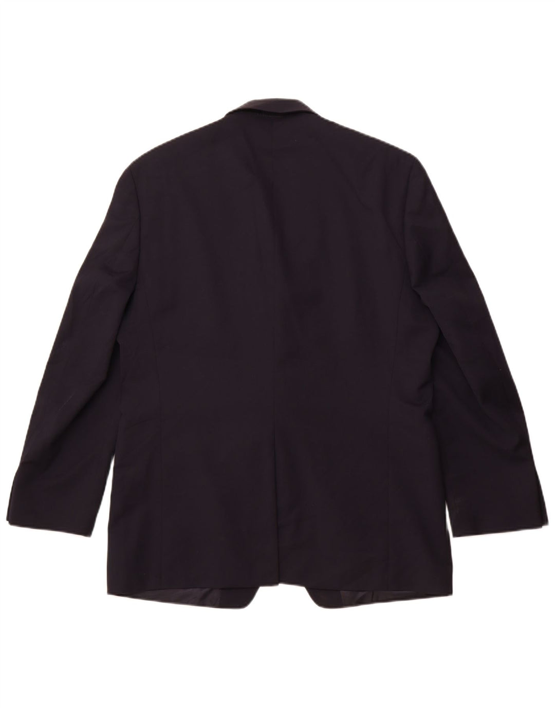 Chaps Herre Longline 2 Button Blazer Jacket UK 42 XL Navy Blue Wool