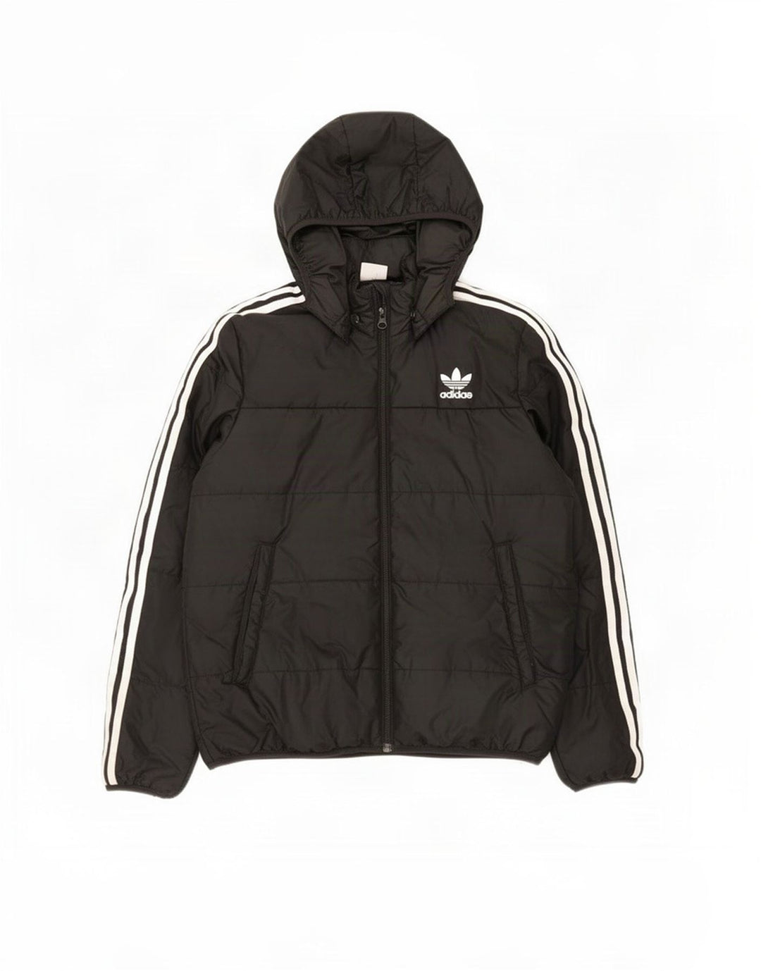 Adidas drenge hættejakke polstret 12-13 år sort polyester