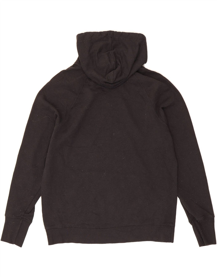 CHAMPION Womens Graphic Hoodie Jumper UK 16 Large Black Polyester Vintage Champion and Second-Hand Champion from Messina Hembry 