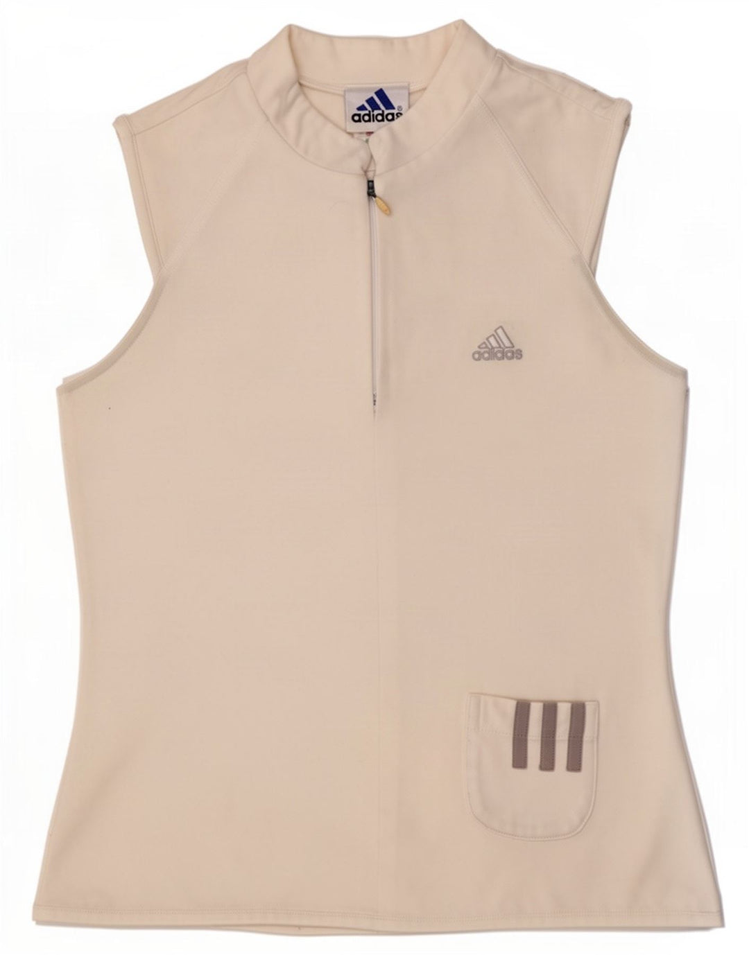 Adidas Dame Vest Top UK 12 Medium White Polyester