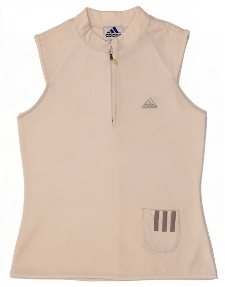 Adidas Dame Vest Top UK 12 Medium White Polyester
