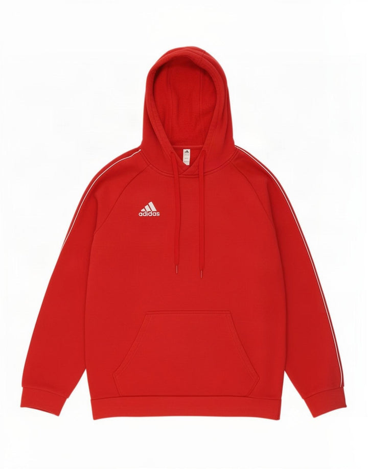 Adidas Herre hættetrøje Jumper Medium Rød Bomuld