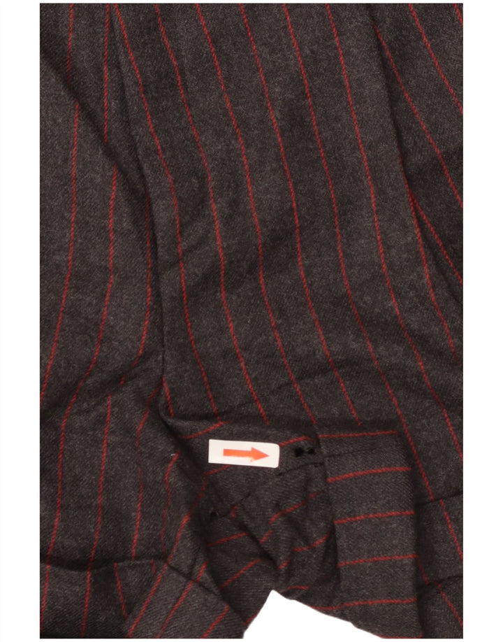 Aria Dame Dobbeltradet 2-delt sæt UK 14 Medium W26 Gråstribet uld