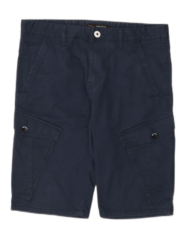 Angelo Litrico Herre Cargo Shorts W34 store marineblå bomuld