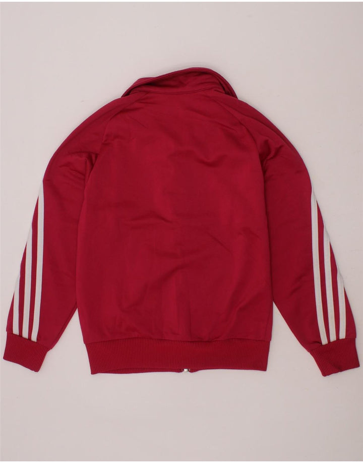 ADIDAS Girls Tracksuit Top Jacket 7-8 Years Pink Polyester Vintage Adidas and Second-Hand Adidas from Messina Hembry 