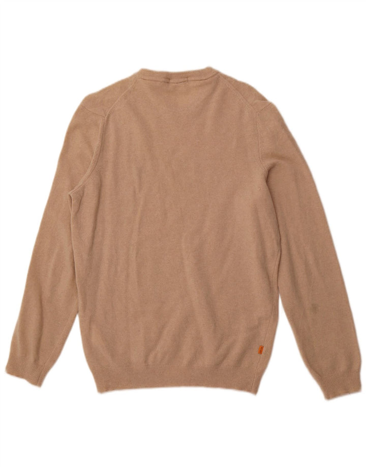 TIMBERLAND Herre trøje med rund hals, lille beige uld