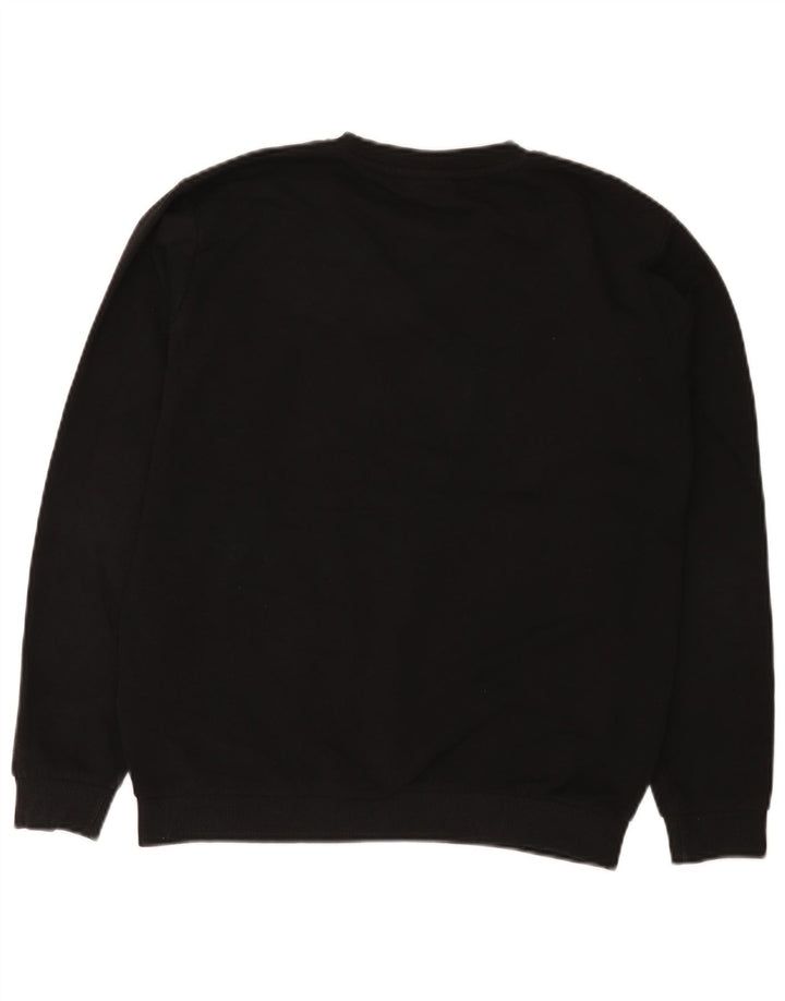 Fila Boys Graphic Sweatshirt Jumper 13-14 år Sort Bomuld