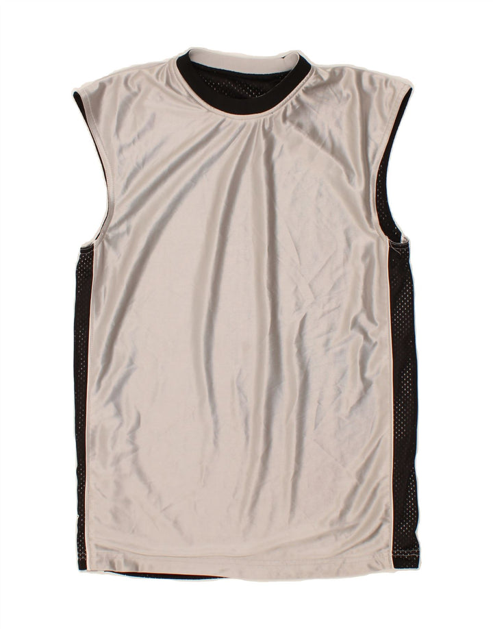 STARTER Mens Reversible Vest Top Small Black Colourblock Polyester Vintage Starter and Second-Hand Starter from Messina Hembry 