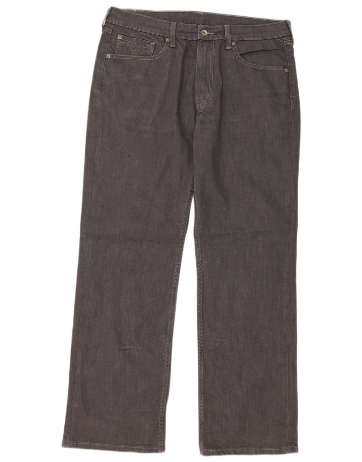 Levi's Herre 506 Straight Jeans W36 L32 Grå Bomuld