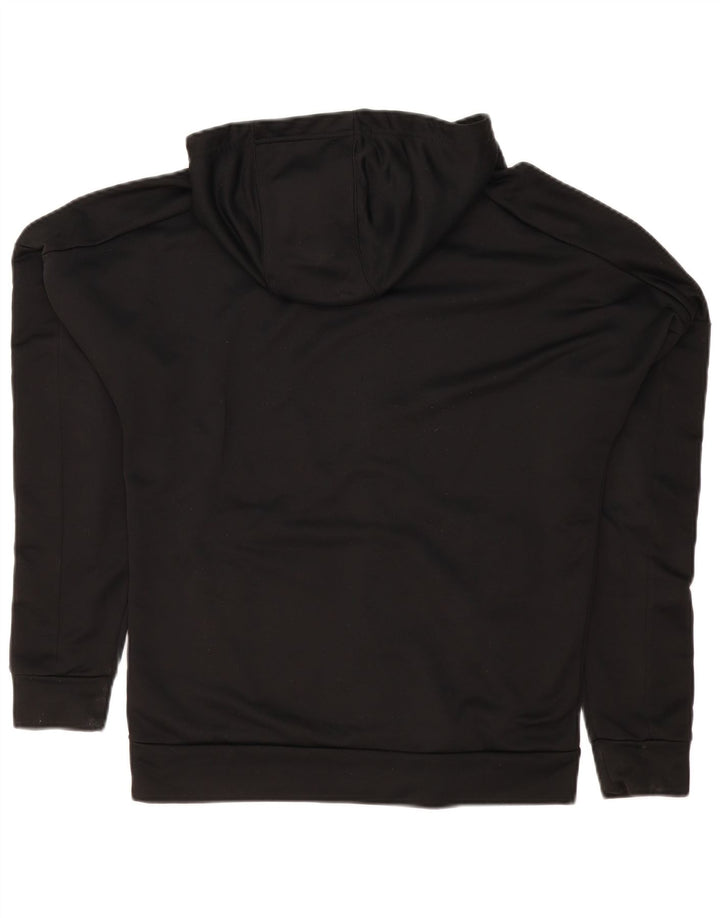 Adidas Hættetrøje med lynlås til mænd mellem sort polyester