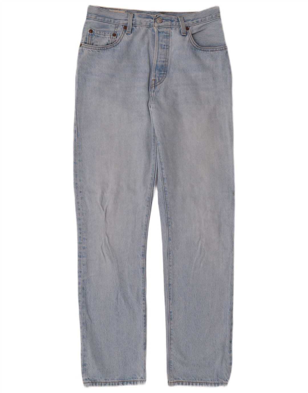 LEVI'S Straight Jeans til kvinder W28 L30 Blå Bomuld
