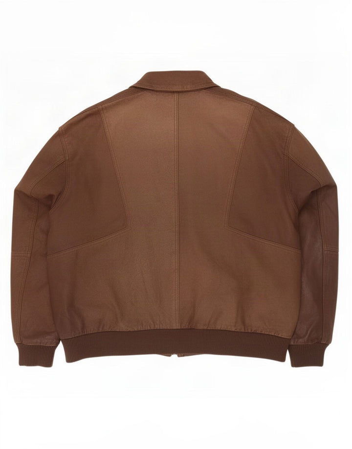 Roundtree & Yorke Herre læderjakke UK 42 XL Brun