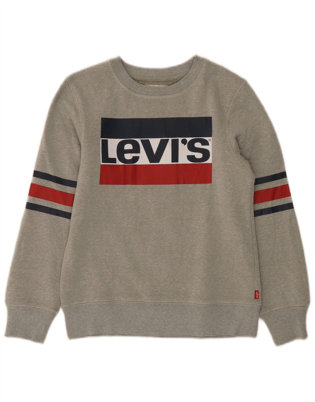 Levi's Boys Grafisk hættetrøjetrøje 9-10 år Grå Flecked