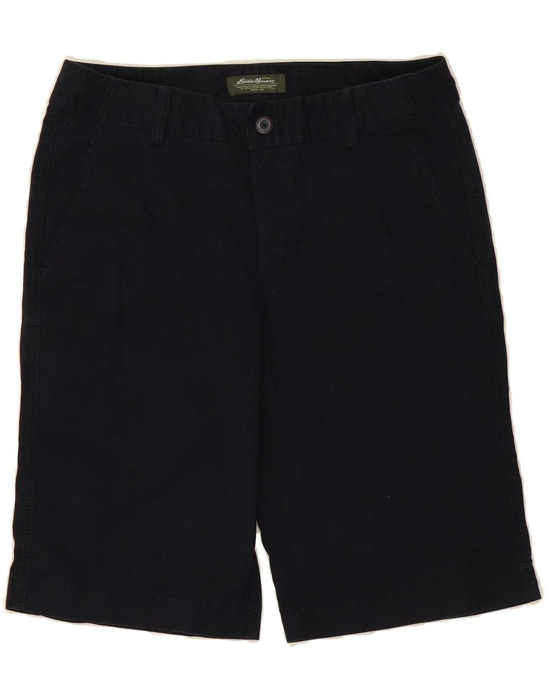 EDDIE BAUER Womens Chino Shorts US 8 Medium W30 Navy Blue Cotton Vintage Eddie Bauer and Second-Hand Eddie Bauer from Messina Hembry 