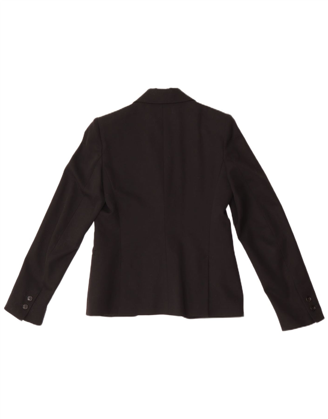 New York Industrie Dame 1 Knap Blazer Jakke EU 40 Medium Sort Uld