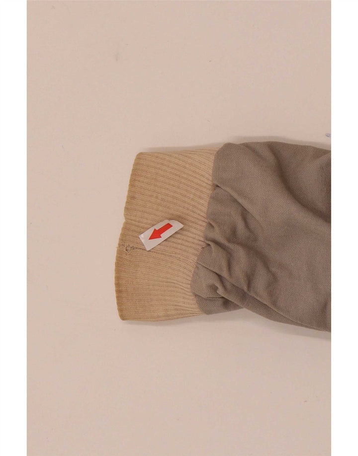 Vintage Bomberjakke til mænd UK 40 Large Grey Colourblock