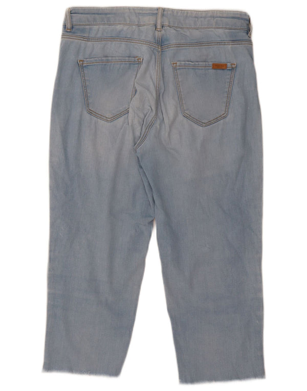 Massimo Dutti Dame Crop Skinny Jeans EU 38 Small W28 L20 Blå